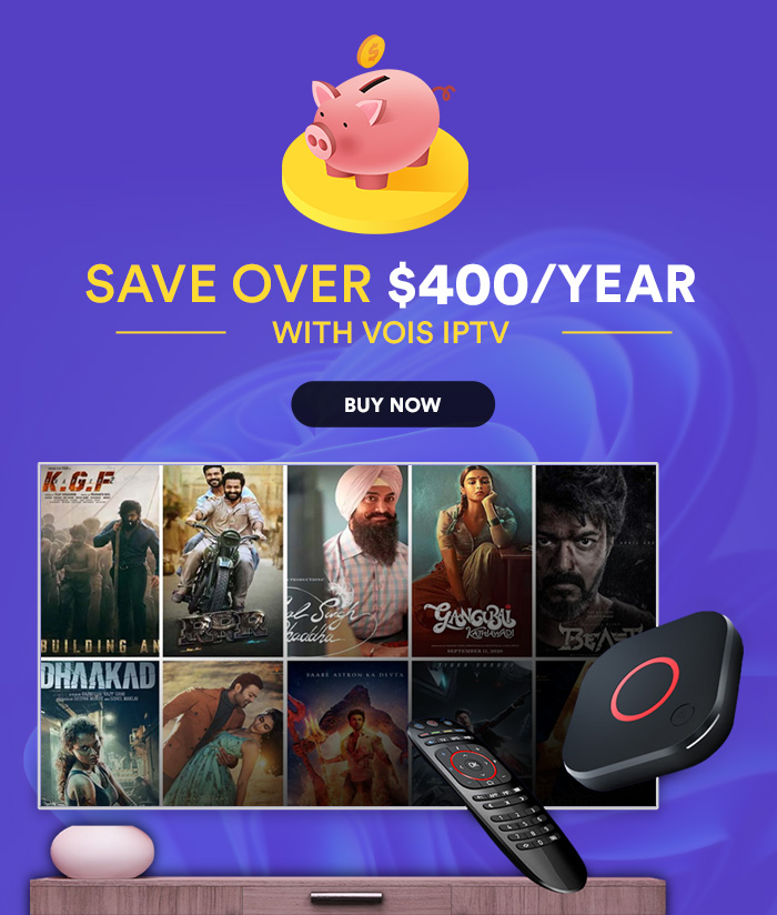 Save over $400/Year with Vois IPTV